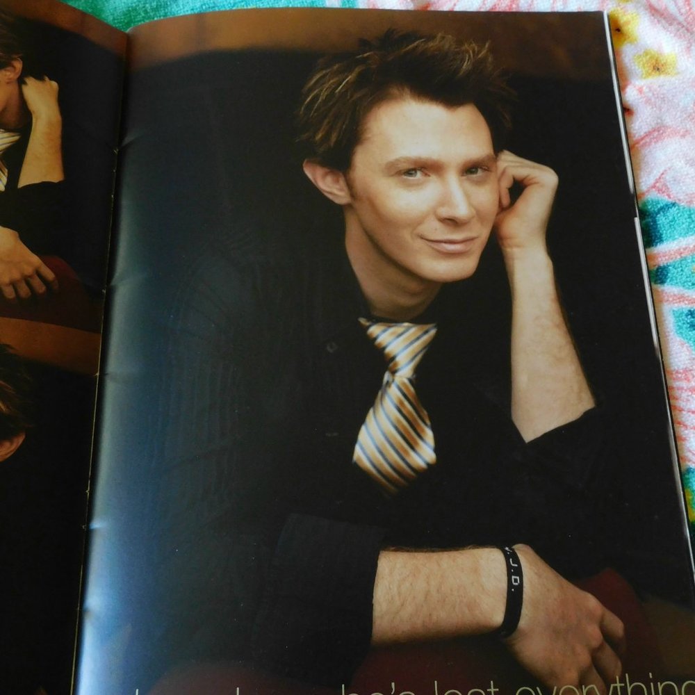 Clay Aiken Photo, Tour Book & Rolling Stone Magazine